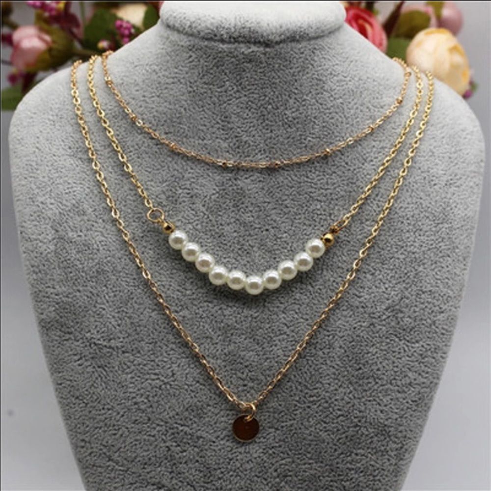 (O1) Triple Layer Necklace